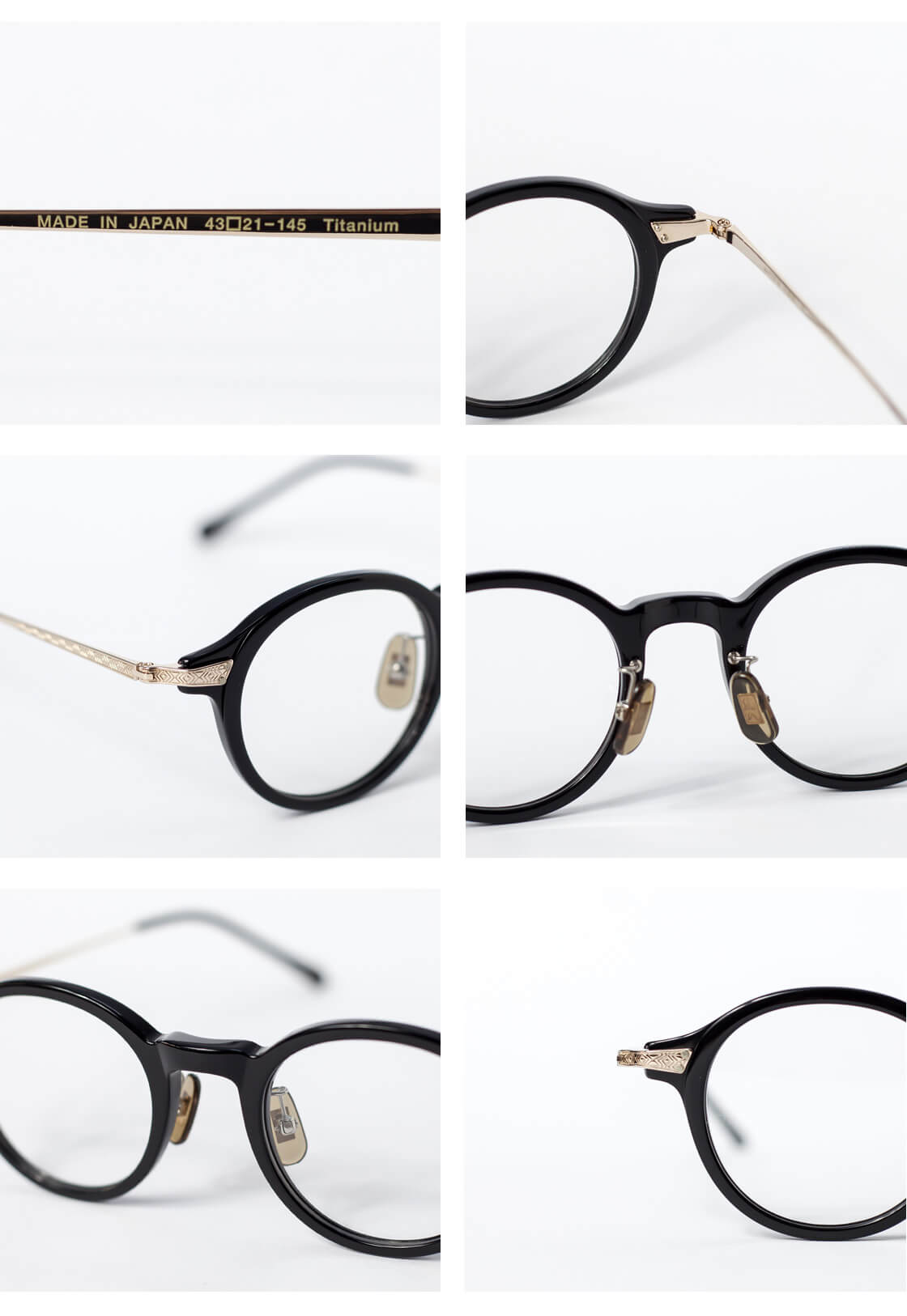 楽天市場】内藤熊八作 ボストンフレーム コンビネーション N-403 日本