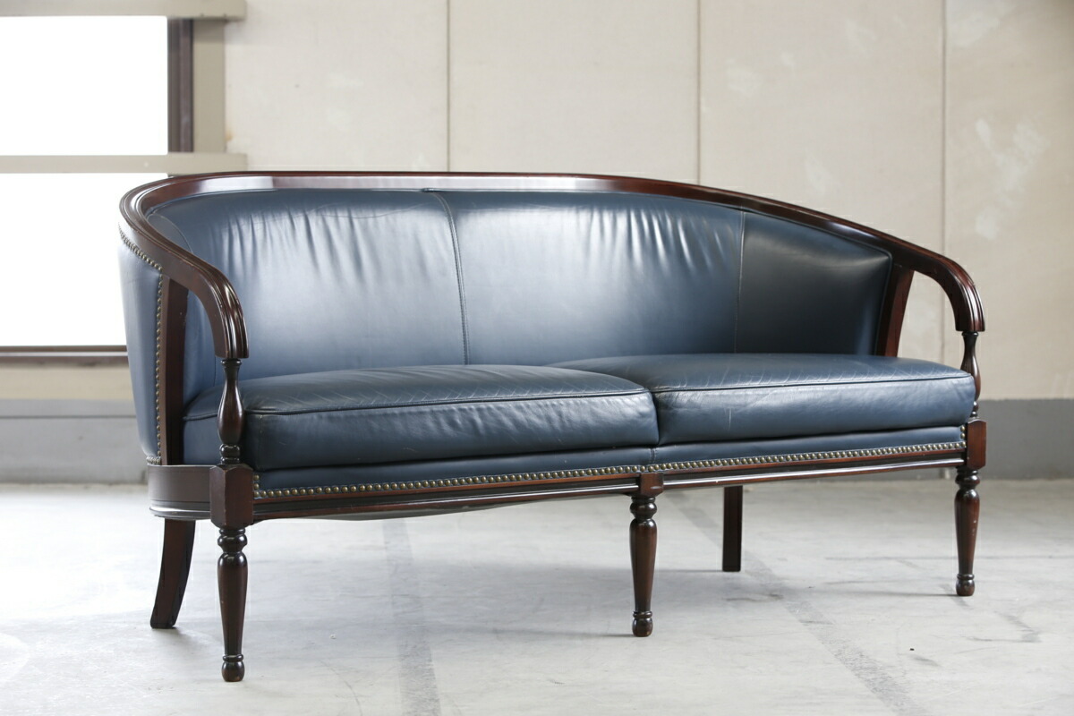 楽天市場】マルニ 「ケントコート」本革 2人掛けソファ ラブソファ 2P