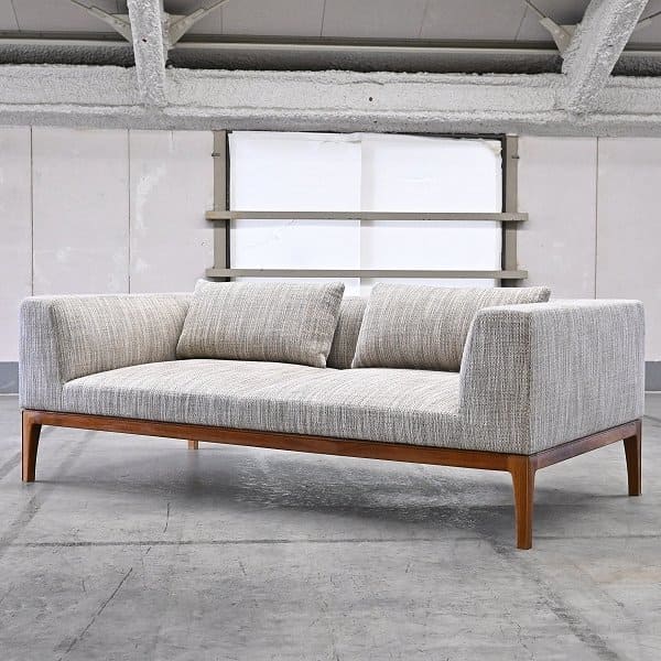 楽天市場】TIME&STYLE 84万「Linate」2人掛けソファa ウォールナット