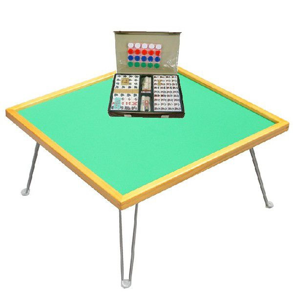 楽天市場】高級麻雀牌【竹】と引き出し無し麻雀卓セット（マージャン