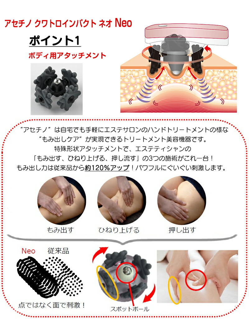 楽天市場】ヤーマン アセチノクワトロインパクト ネオ レッド IB-33R