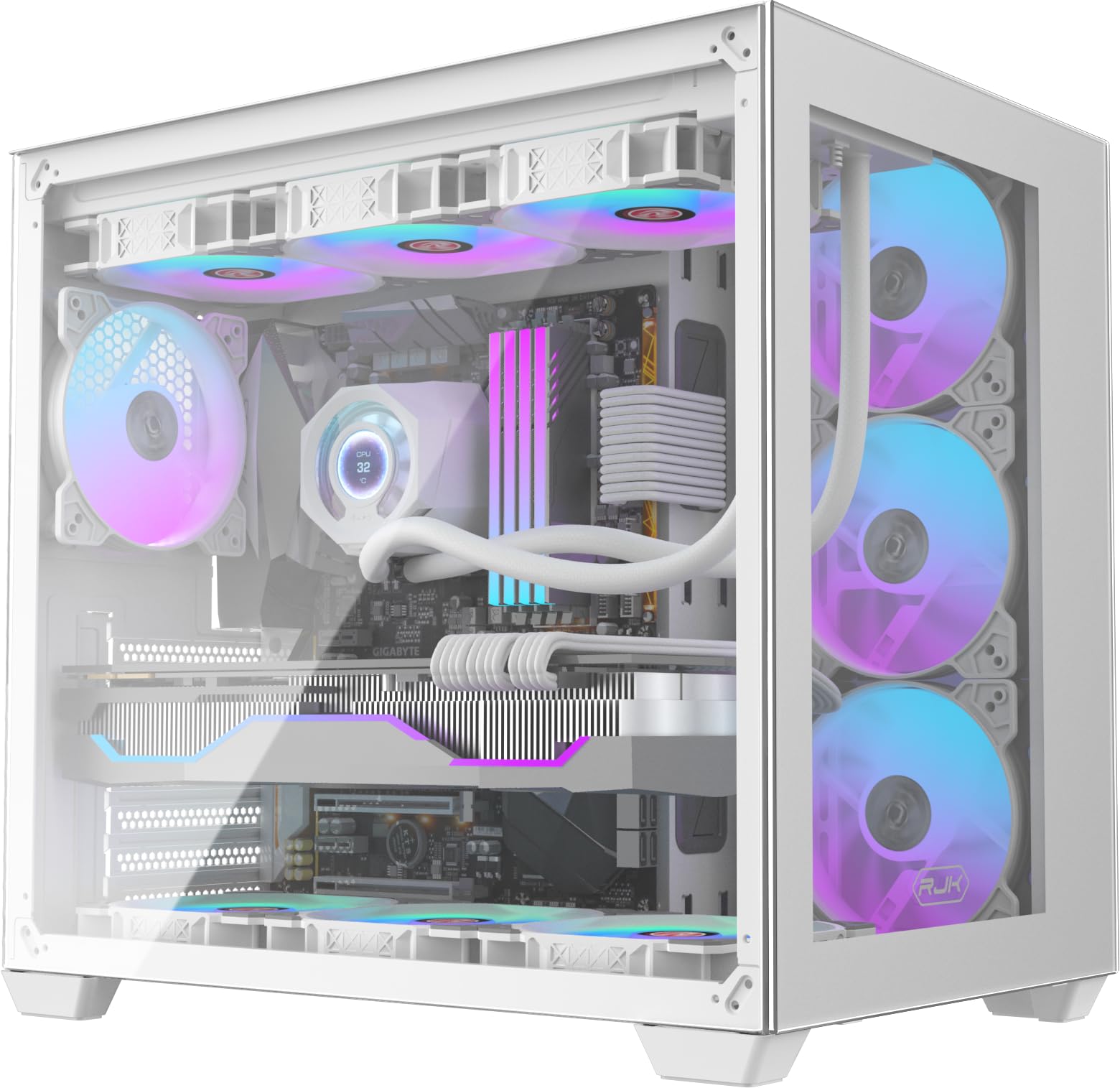 楽天市場】RAIJINTEK ライジンテック CYCLOPS 360 WHITE AIO水冷CPU