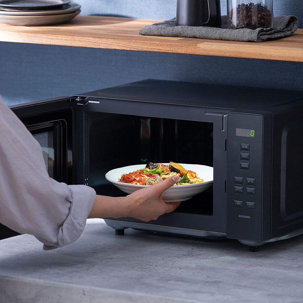 楽天市場】電子レンジ 18L IMB-F187-H グレー 104718 1台 アイリス