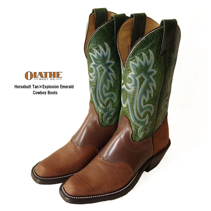 楽天市場】OLATHE BOOTオレイサ カウボーイブーツ ウエスタンブーツ