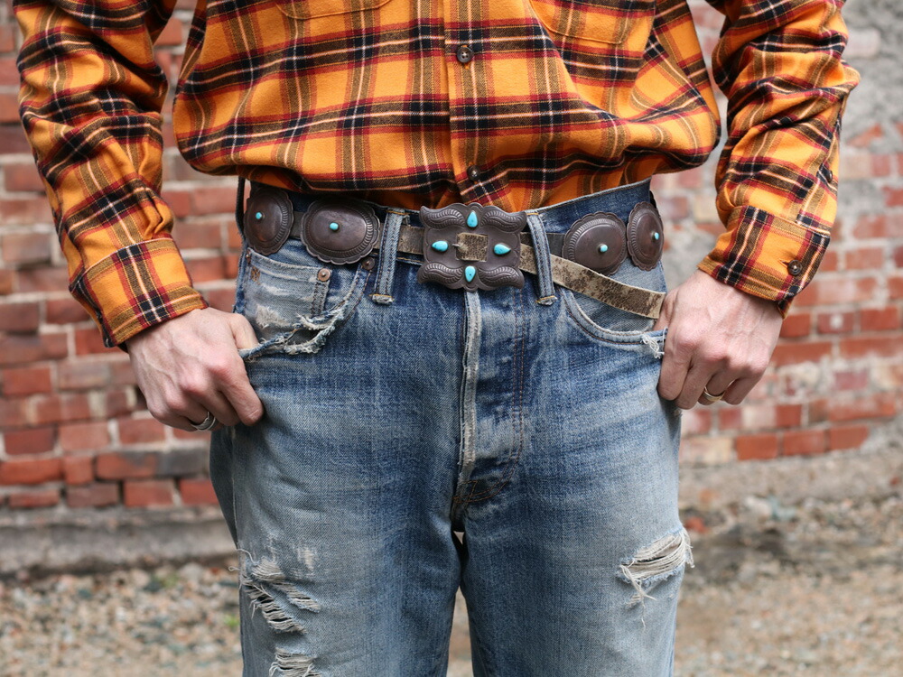 楽天市場】1940's NAVAJO VINTAGE CONCHO BELT ナバホ ビンテージ