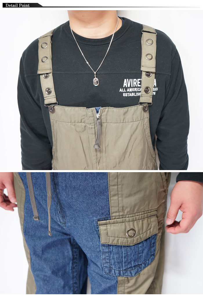 楽天市場】AVIREX アビレックス アヴィレックス メンズ オーバーオール