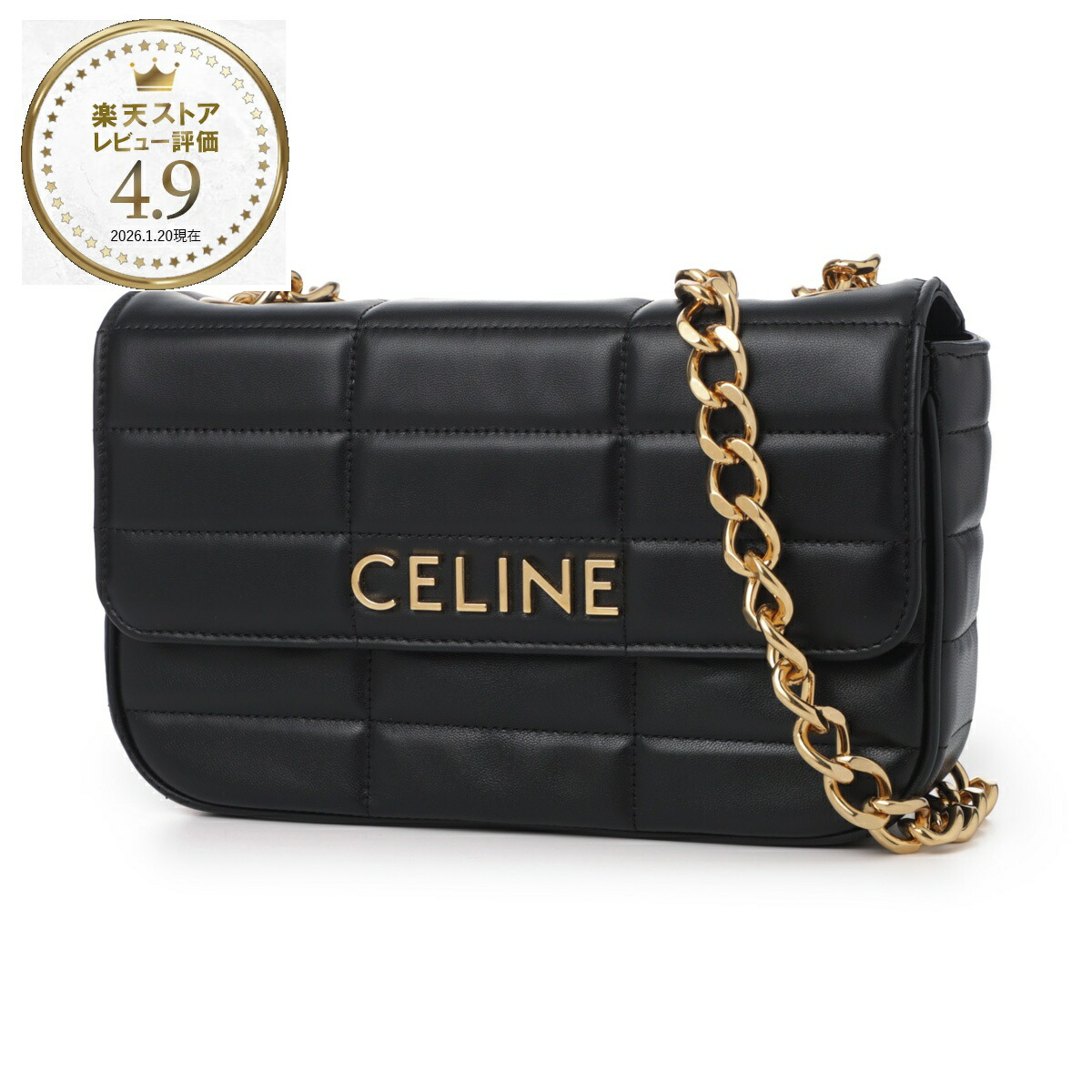 楽天市場】セリーヌ CELINE ショルダーバッグ ブラック レディース