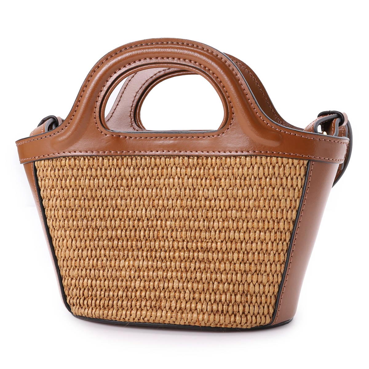 楽天市場】マルニ MARNI ショルダーバッグ 2WAY かごバッグ ブラウン