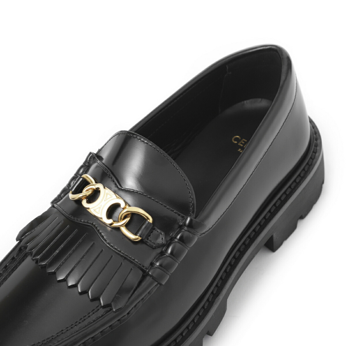 楽天市場】セリーヌ CELINE ローファー ブラック レディース 大きい