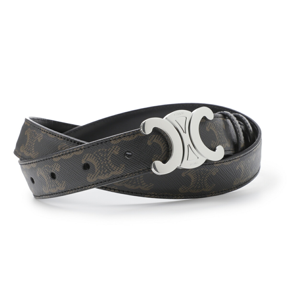 楽天市場】セリーヌ CELINE ベルト ブラック メンズ 45aka 2aco 38si