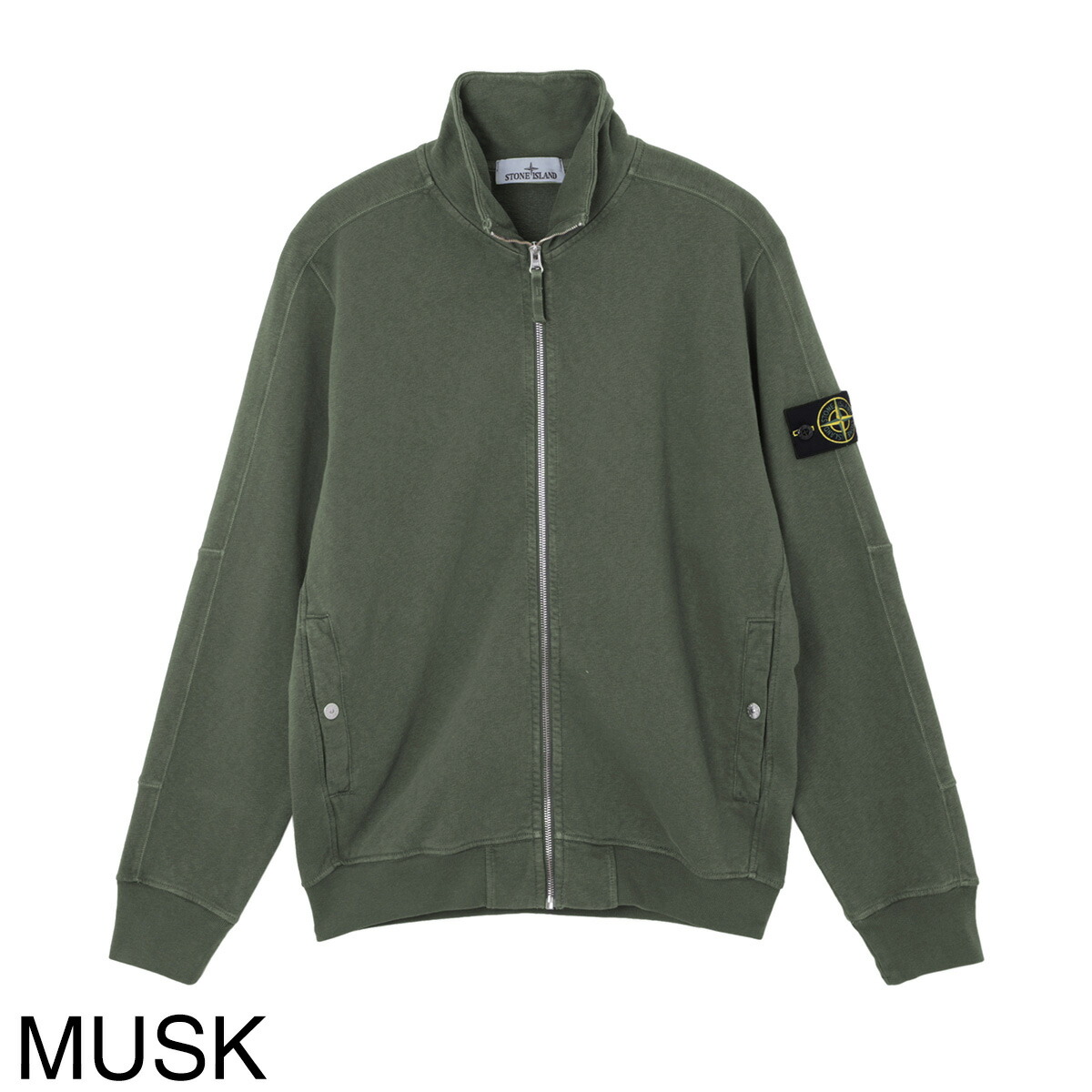楽天市場】ストーンアイランド STONE ISLAND ジップアップスウェット