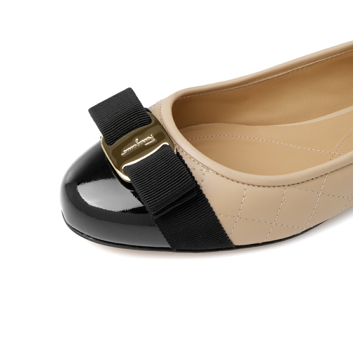 ◾️フェラガモ ブラウン バレエフラットシューズ 361/2