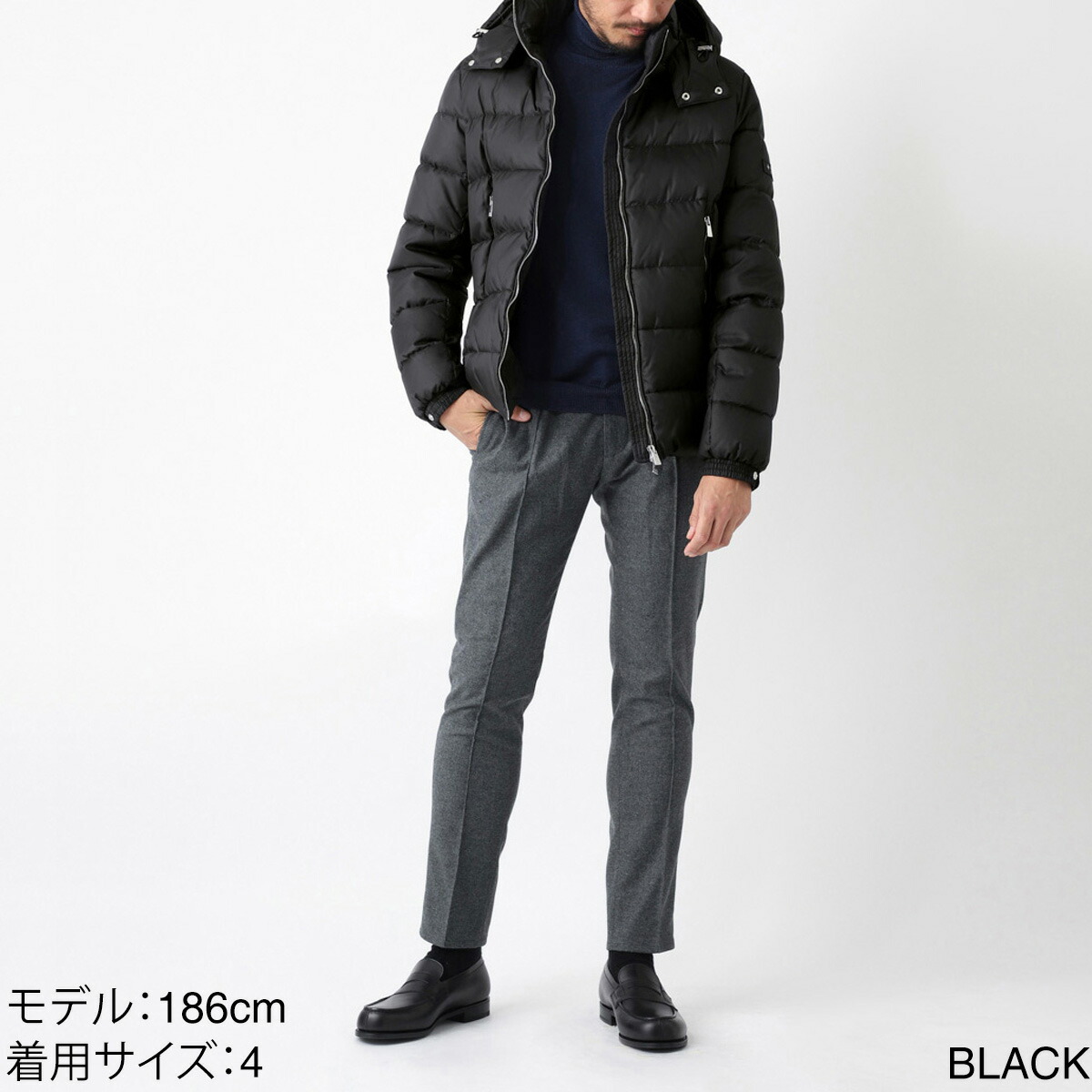 楽天市場】タトラス TATRAS ダウンジャケット ブラック メンズ