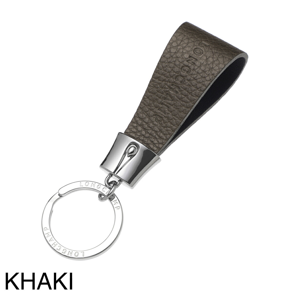 楽天市場】ロンシャン LONGCHAMP キーリング バッグチャームレザー