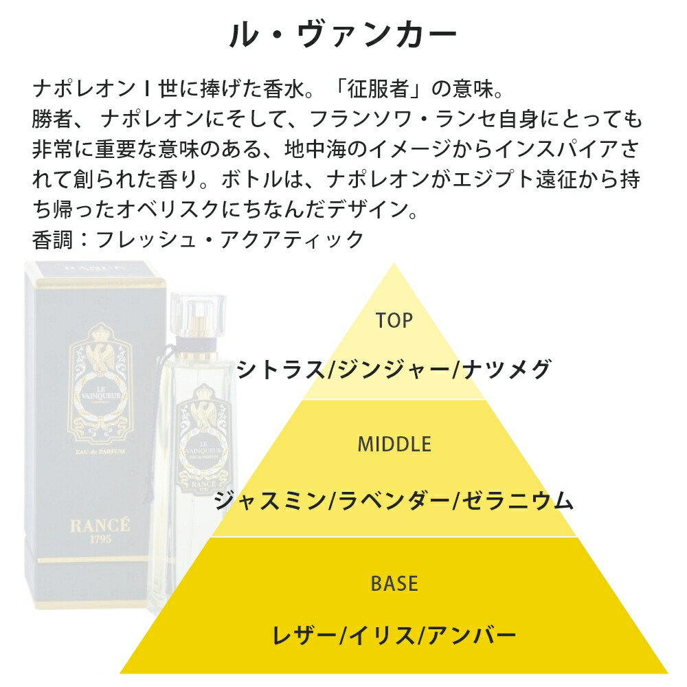 楽天市場】香水 ランセ RANCE ルヴァンカー オードパルファン 50ml