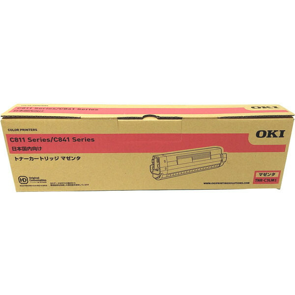 楽天市場】【純正品】 沖 TNR-C3LM1 トナーカートリッジ マゼンタ OKI
