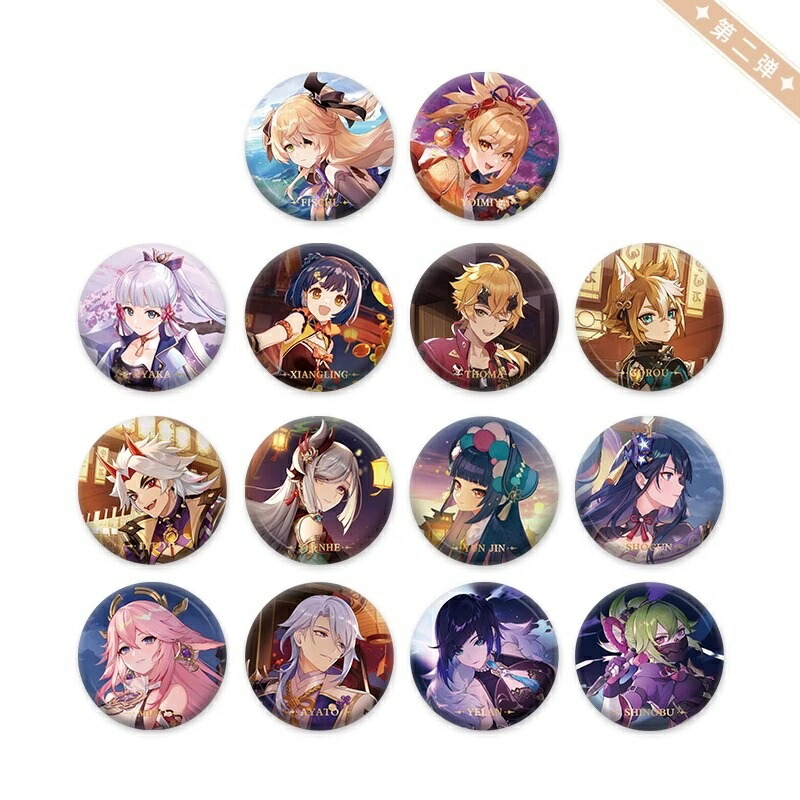 楽天市場】原神 公式グッズ 正規品 キャラクター 缶バッジ 第二弾 神里