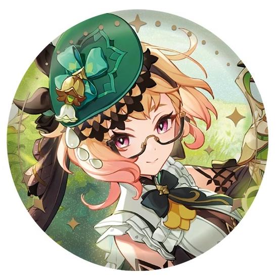 楽天市場】原神 公式グッズ 正規品 逸聞軼事 缶バッジ ニィロウ セノ