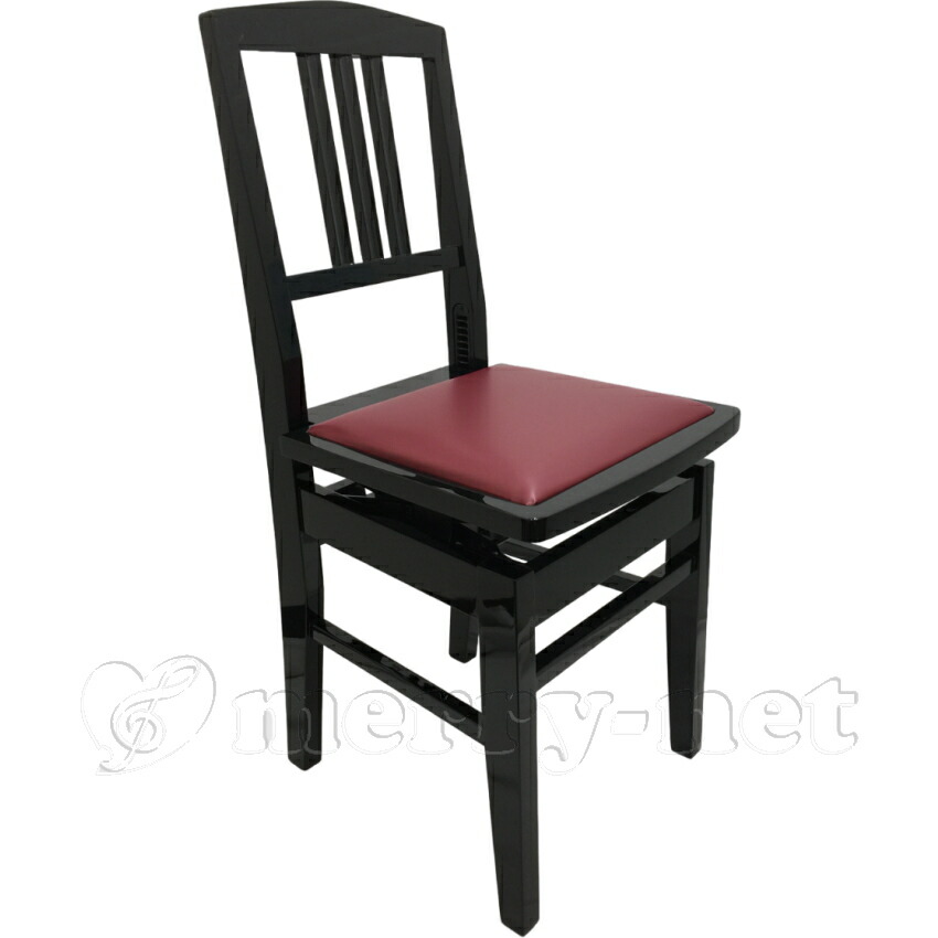 楽天市場】トムソン椅子 ITOMASAの 背付き ピアノ椅子 NO5【座部エンジ