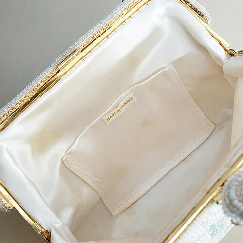 楽天市場】ヴィンテージ ビーズバッグ 仏製 ビーズ総刺繍 お花