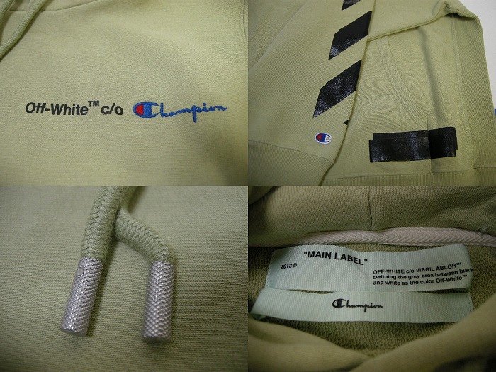 楽天市場】【OFF-WHITE/オフホワイトOFFWHITE/ CHAMPION/チャンピオン