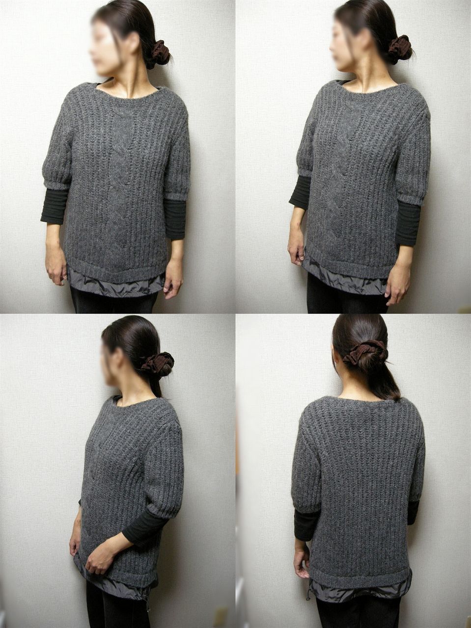 楽天市場】【MONCLER/モンクレール/フリル付 半袖ケーブルニット