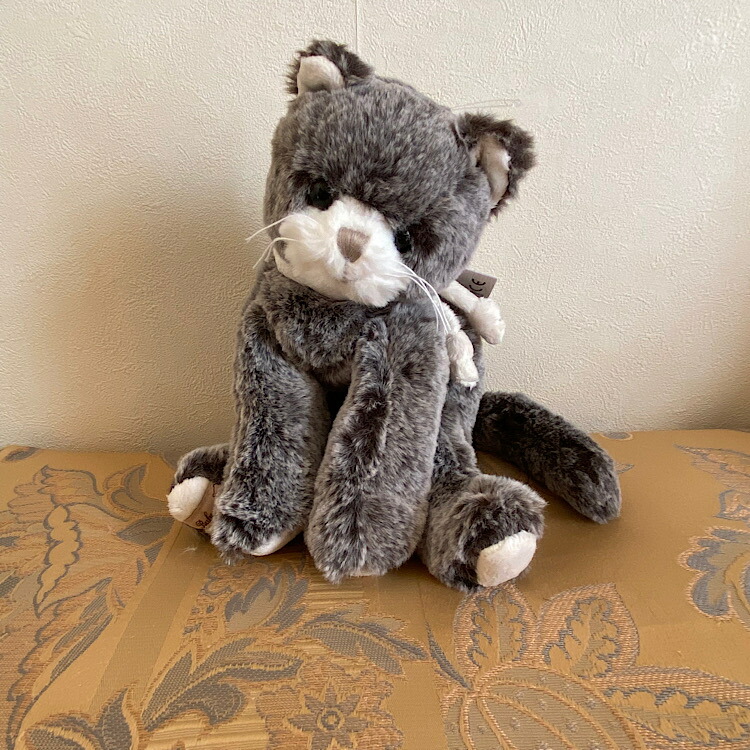 楽天市場】ぬいぐるみ 猫 グレー Bukowski ブコウスキー ねこ シリーズ