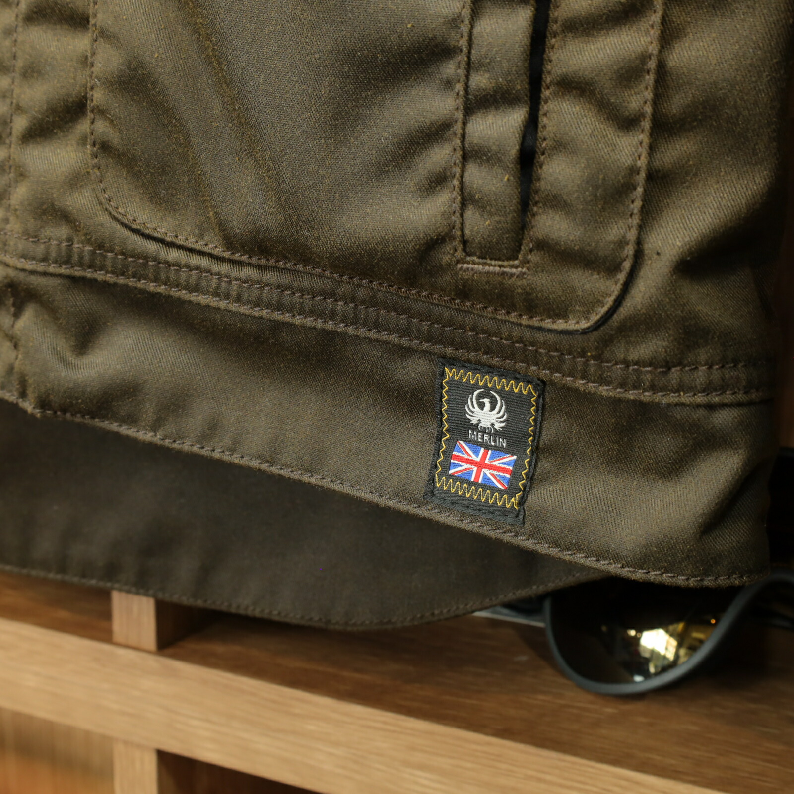 楽天市場】MERLIN マーリン ワックスコットン フライトジャケット