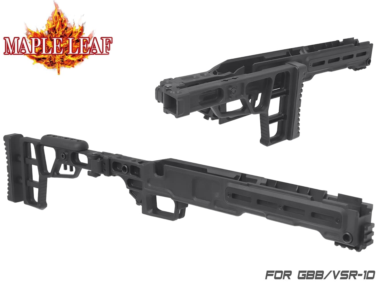 楽天市場】Maple Leaf MLC-S2 フォールディング タクティカルストック