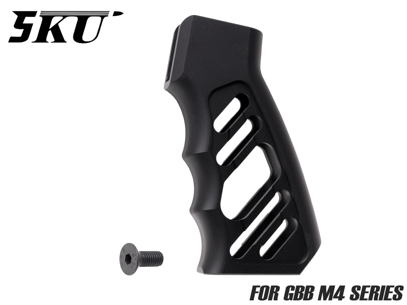 楽天市場】5KU Tyrantタイプ LWP アルミCNC グリップ for GBB M4