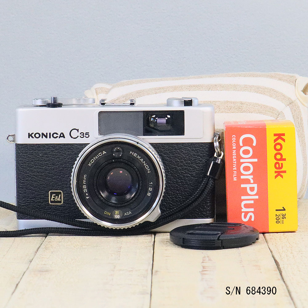 楽天市場】【整備済】【保証付 】 コニカ KONICA C35 E&L S/N 684390