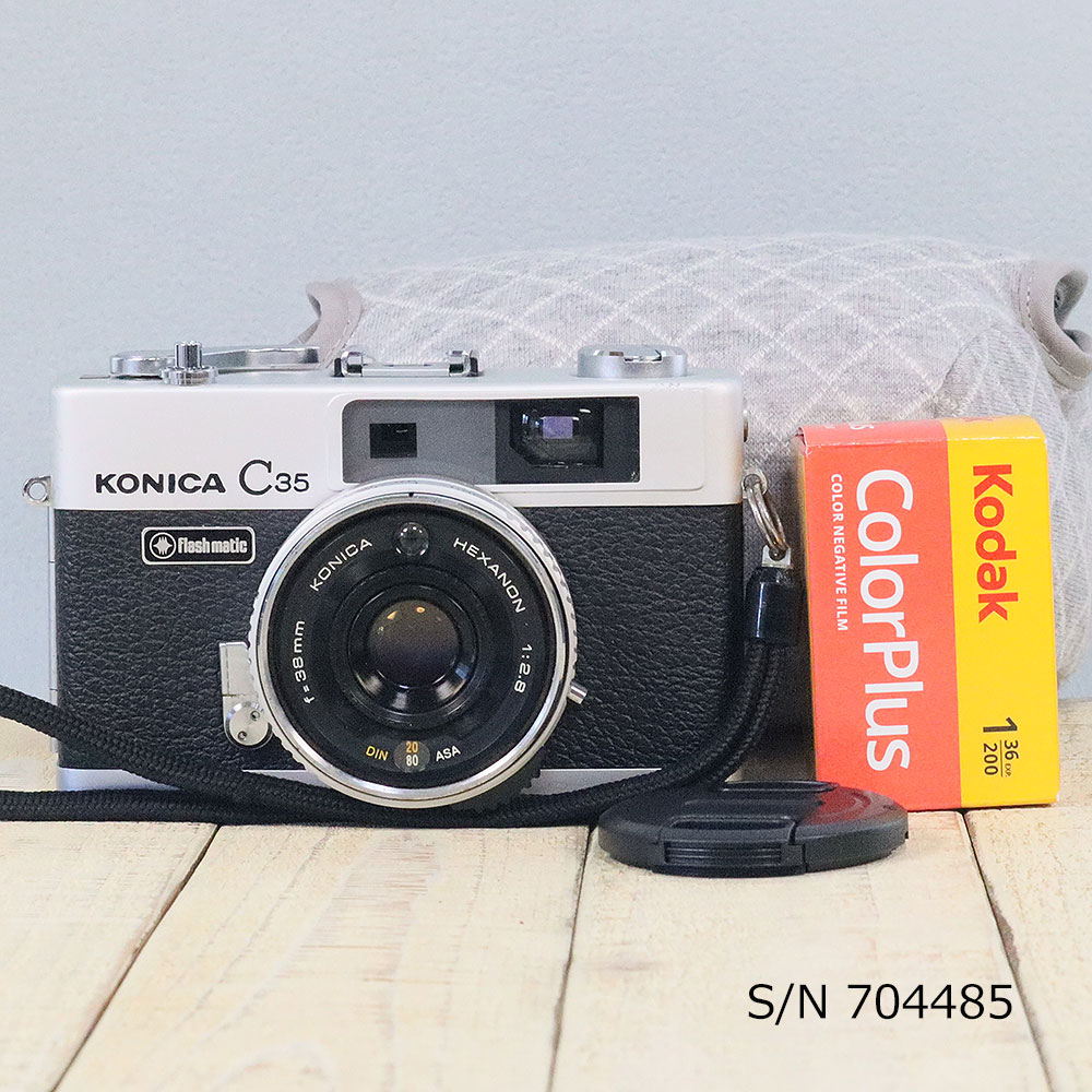 楽天市場】【整備済】【保証付 】 コニカ KONICA C35 Flashmatic S/N