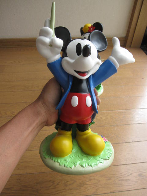 楽天市場】送料無料ディズニー ガーデンスタチュー 音楽隊ミッキー