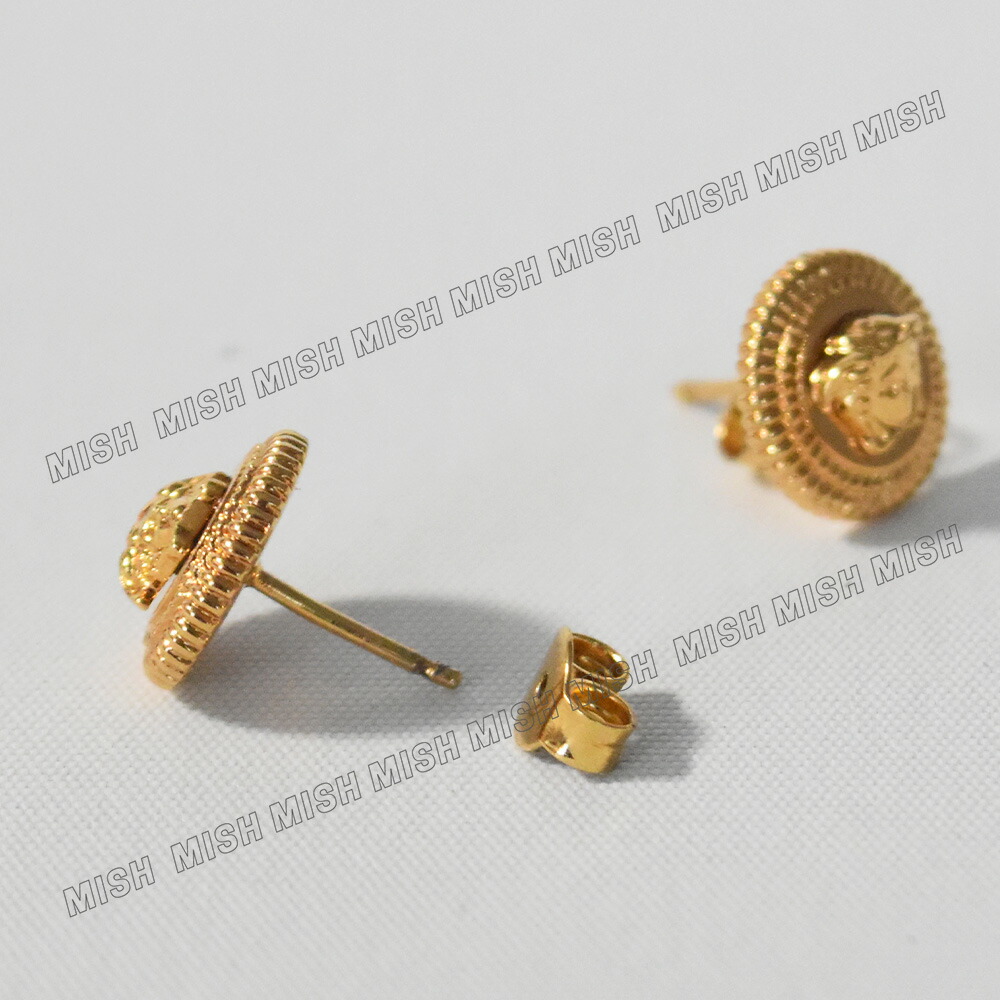 楽天市場】ヴェルサーチ ピアス ゴールド メデューサ サークル メンズ