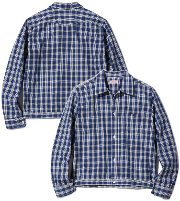 新品sunsurf Union Supplyパラカチェックオーバーオールパンツ