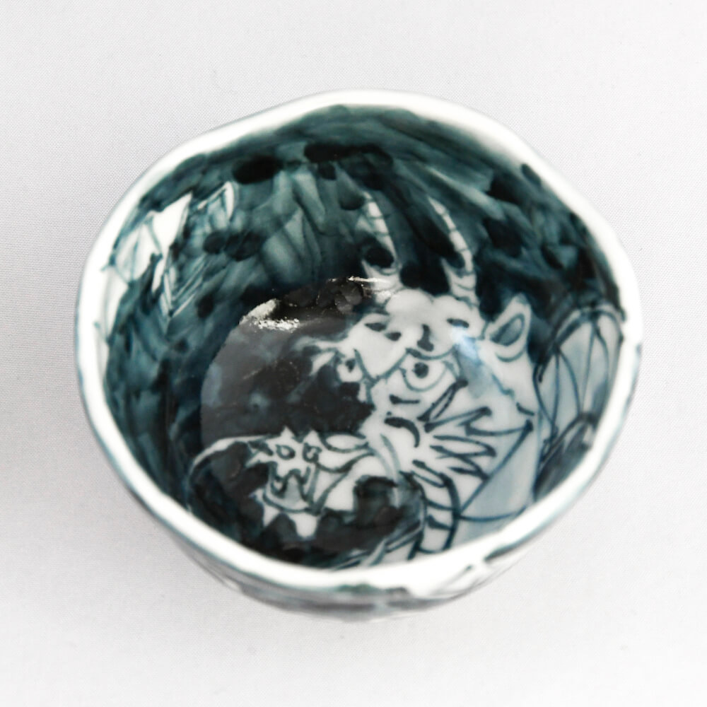 楽天市場】京焼 清水焼 徳利・猪口セット 六齋窯 染付龍 村田幸之助