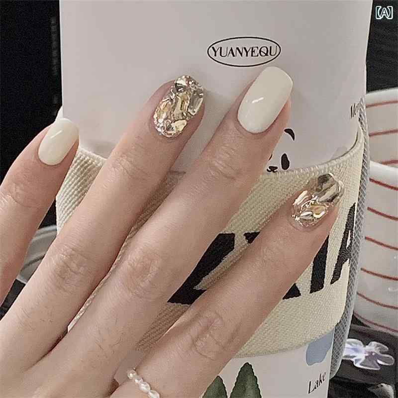 楽天市場】ネイル アート パッチ カラーの短 時間 着用 ネイル 春夏