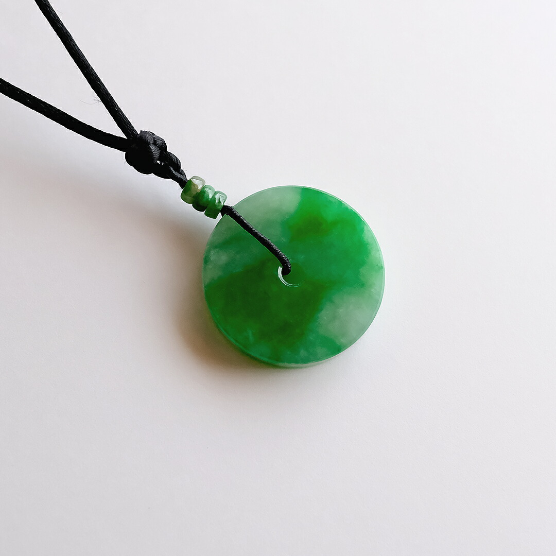 楽天市場】翡翠 (ヒスイ) 玉璧ネックレス 『ETERNAL 