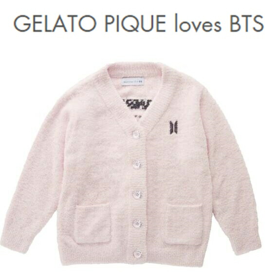 楽天市場】[GELATO PIQUE loves BTS] CARDIGAN (PINK) S-Mサイズ M-L