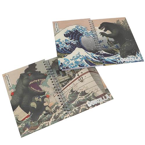 楽天市場】B6 リングノート 浮世絵シリーズ ゴジラ リングノート