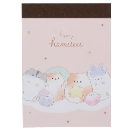 楽天市場】ミニ ミニ メモ メモ帳 ファニーハムスターズ クラックス 新