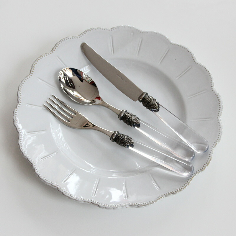 楽天市場】EME Napoleon カトラリー ナポレオン クリアディナー