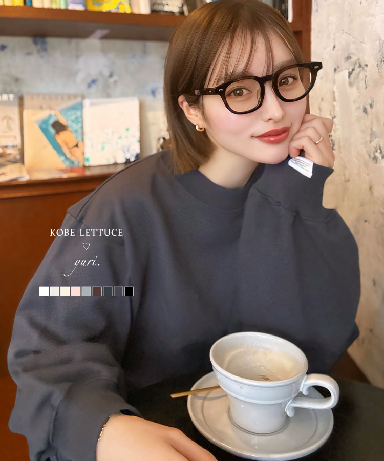 楽天市場】[ yuri.さんコラボ ] 刺繍入りスウェット トップス [C7349