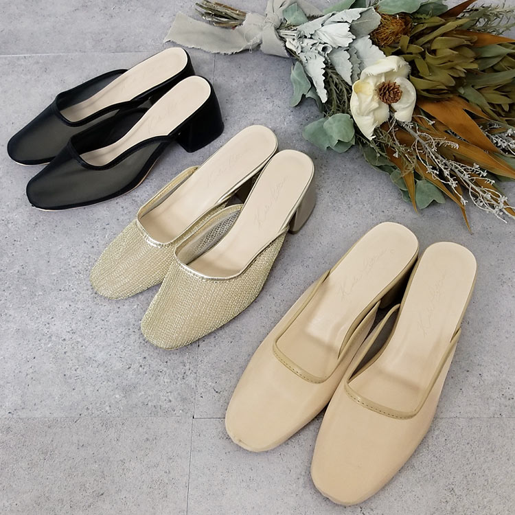 楽天市場】スクエアチュールミュール [I2083] レディース 靴 シューズ