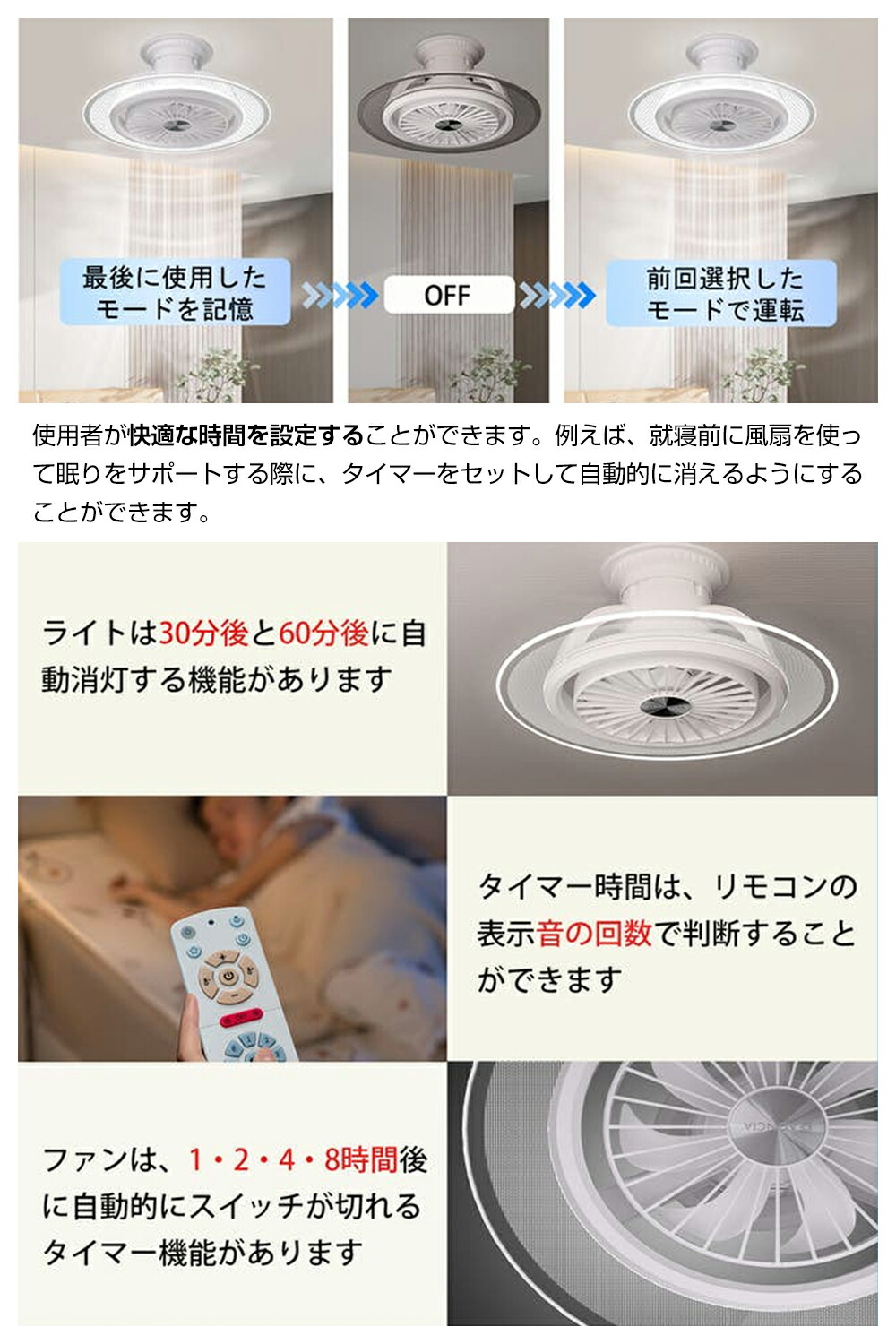 楽天市場】レビュー特典!AONCIA シーリングファンライト LumaFlow