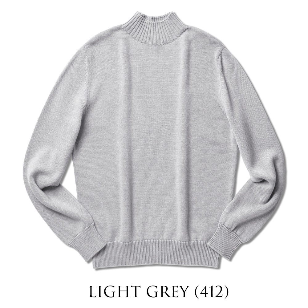 楽天市場】バフィー BAFY 4372 モックネックニット 7G ウール メンズ