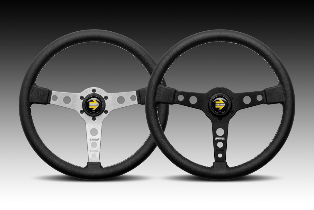 楽天市場】MOMO ステアリング PROTOTIPO BLACK 370 プロトタイプ