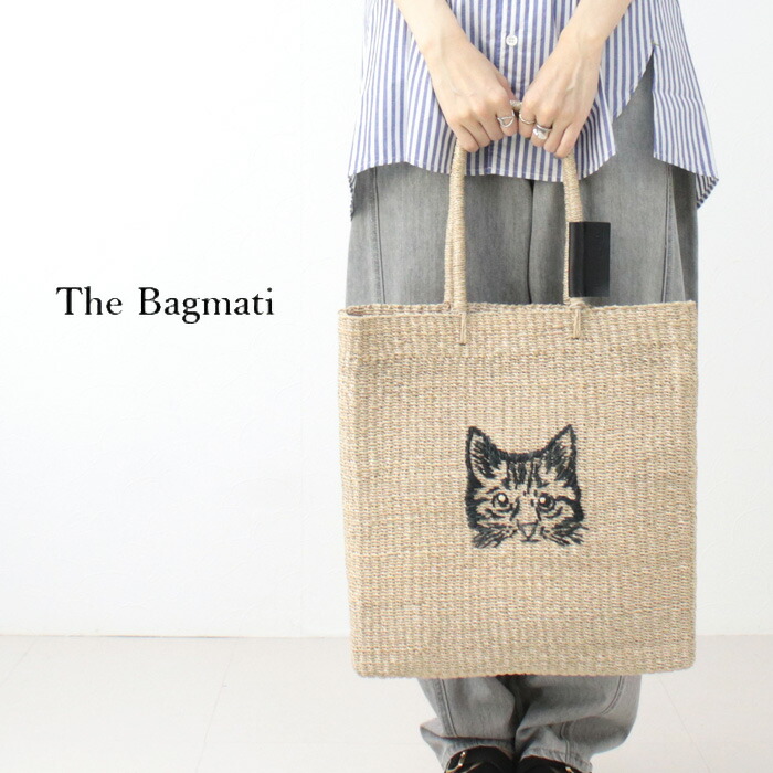 楽天市場】[40%OFF] バグマティ The Bagmati 猫刺繍かごバッグ BBK24