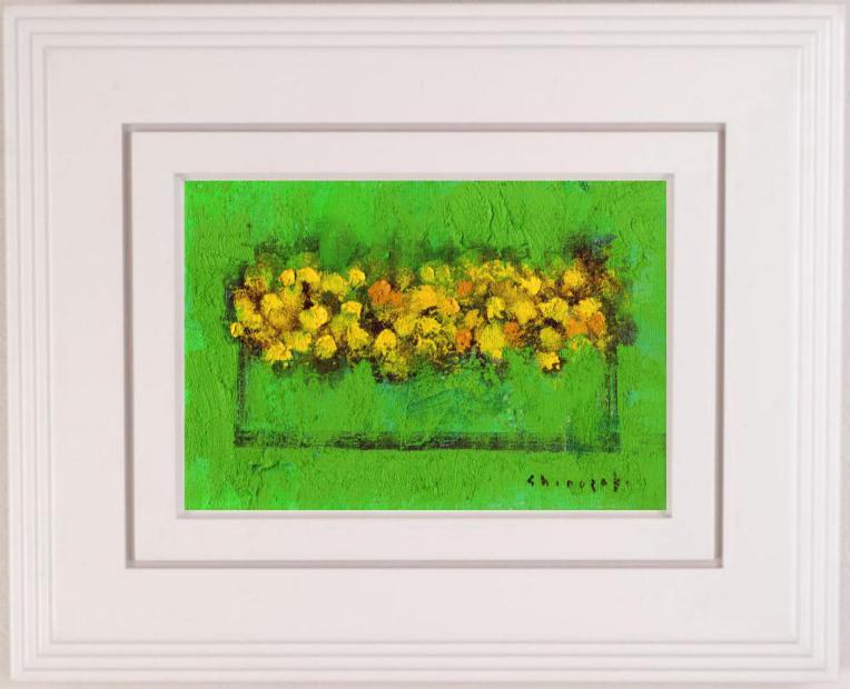 篠崎晴夫　Shinozaki Haruo FLOWERS キャンバスF3 サイン 楽天市場】 お勧め作家 > 篠崎晴夫 : アートギャラリーモトカワ