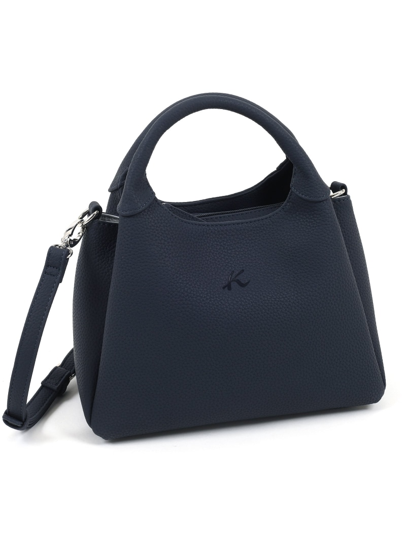 楽天市場】キタムラ ハンドバッグ ネイビーの通販